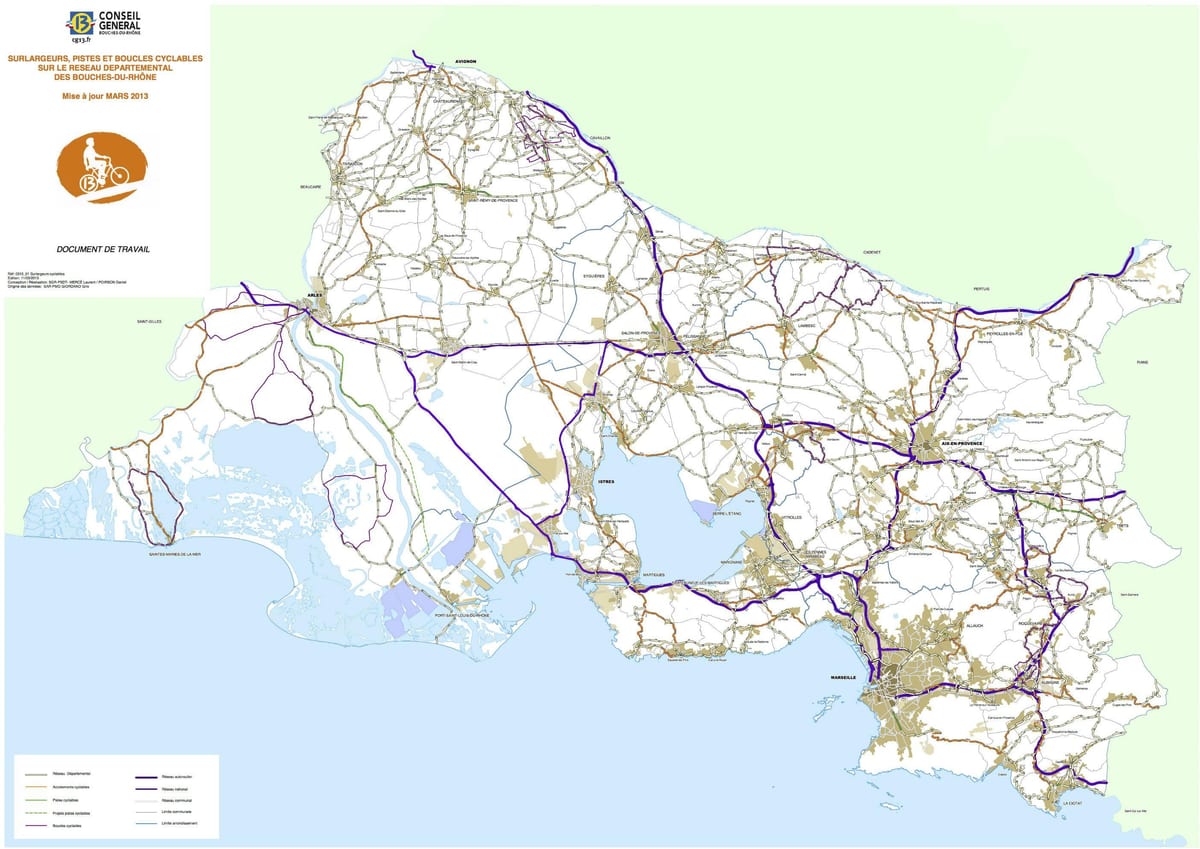 harta e Marsejë biçikletë