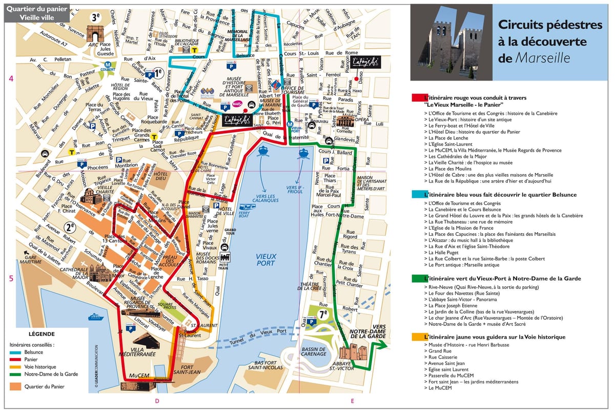 Marsejë hartën turistike pdf