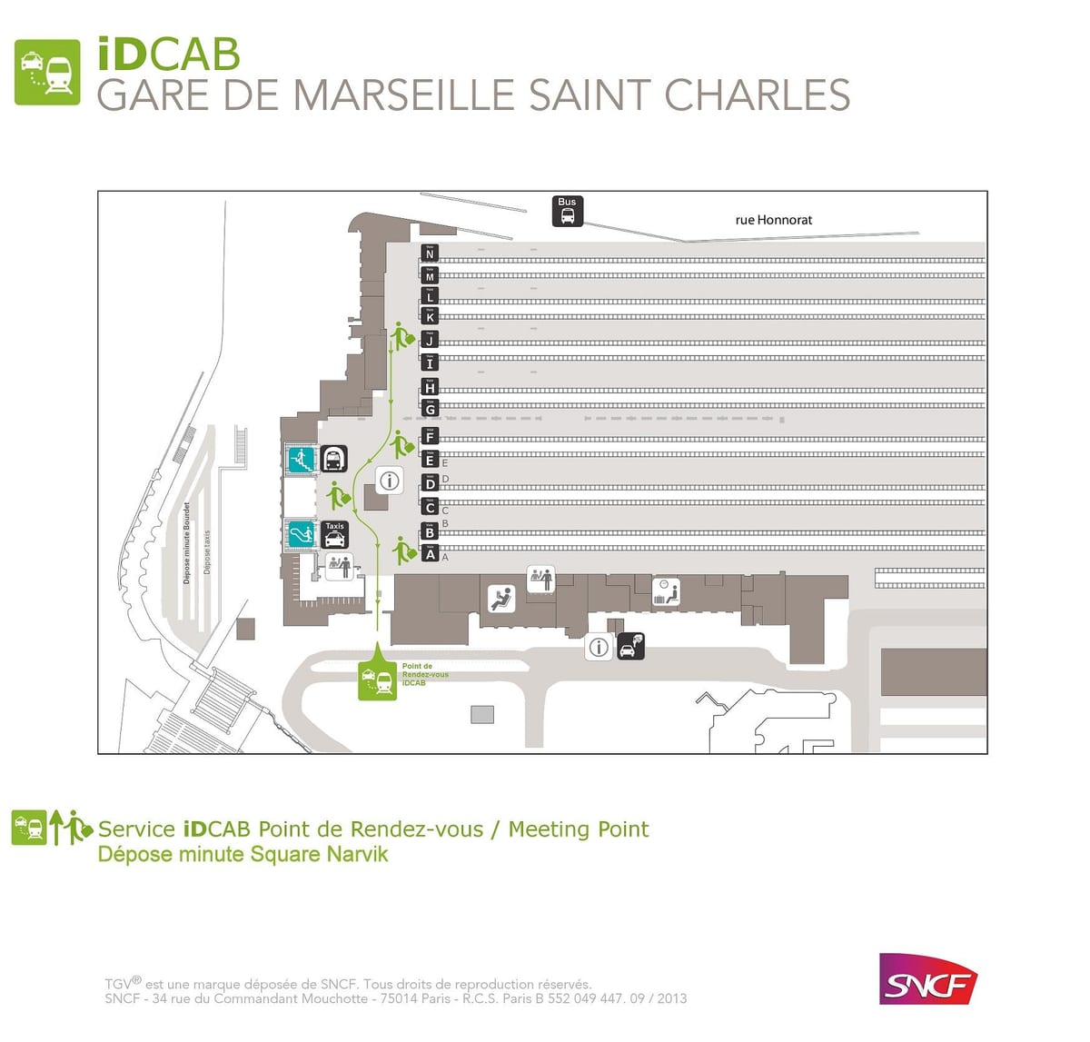 harta e Marsejë st charles stacioni i trenit