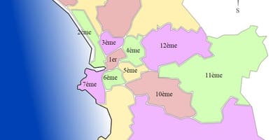 Harta e Marsejë arrondissement