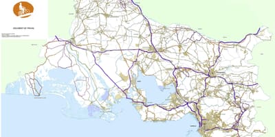 Harta e Marsejë biçikletë 