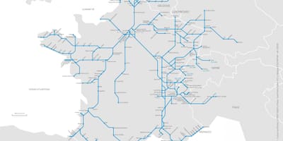 Harta e Marsejë tren